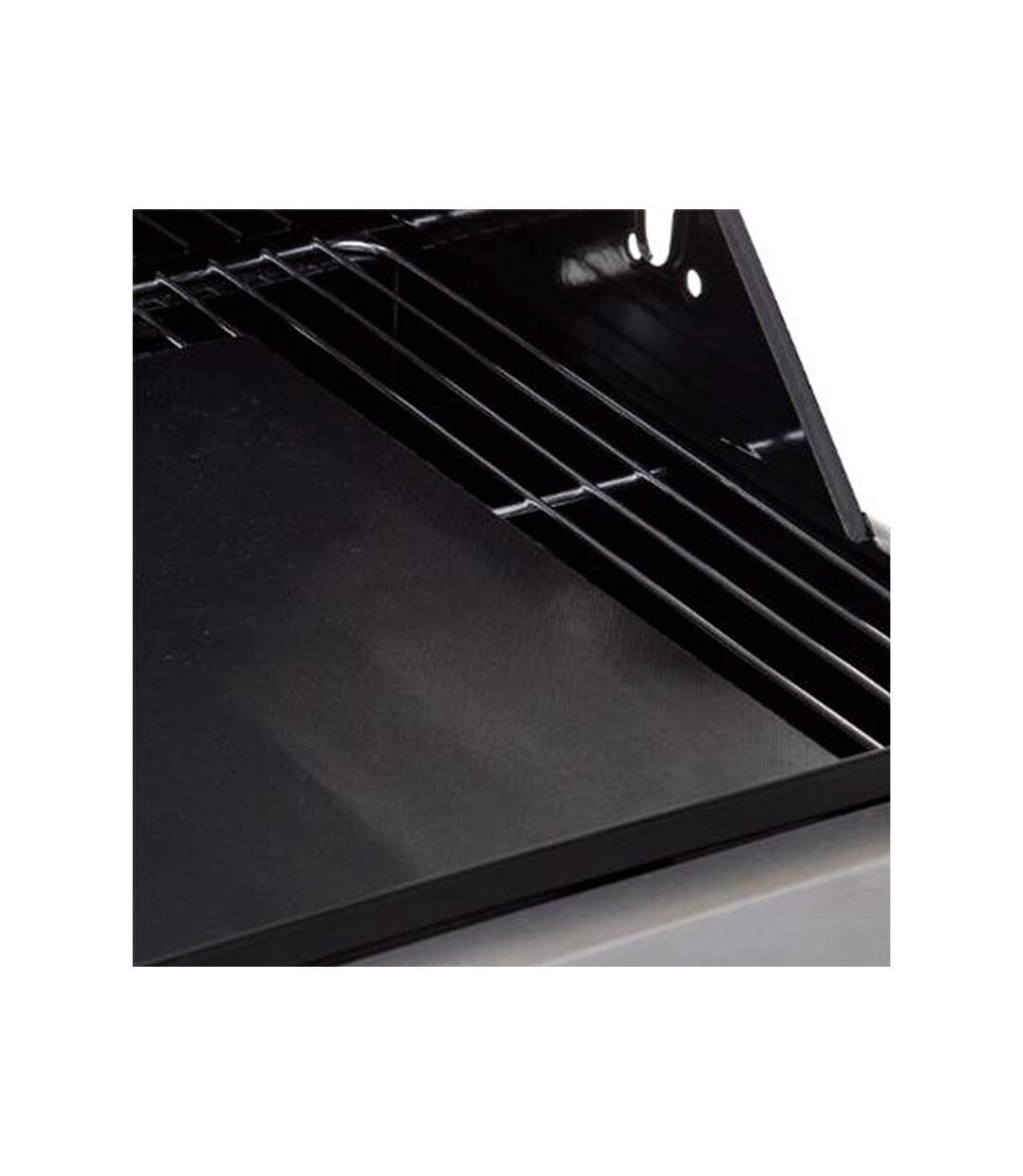 Lot de 6 Feuilles de Cuisson BBQ 40cm Noir