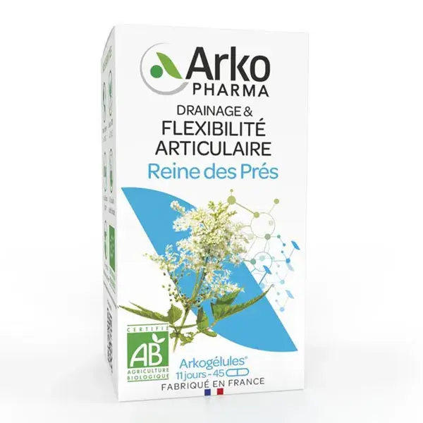 Arkopharma Arkogélules Drenagem e Flexibilidade Meadowsweet 45 cápsulas
