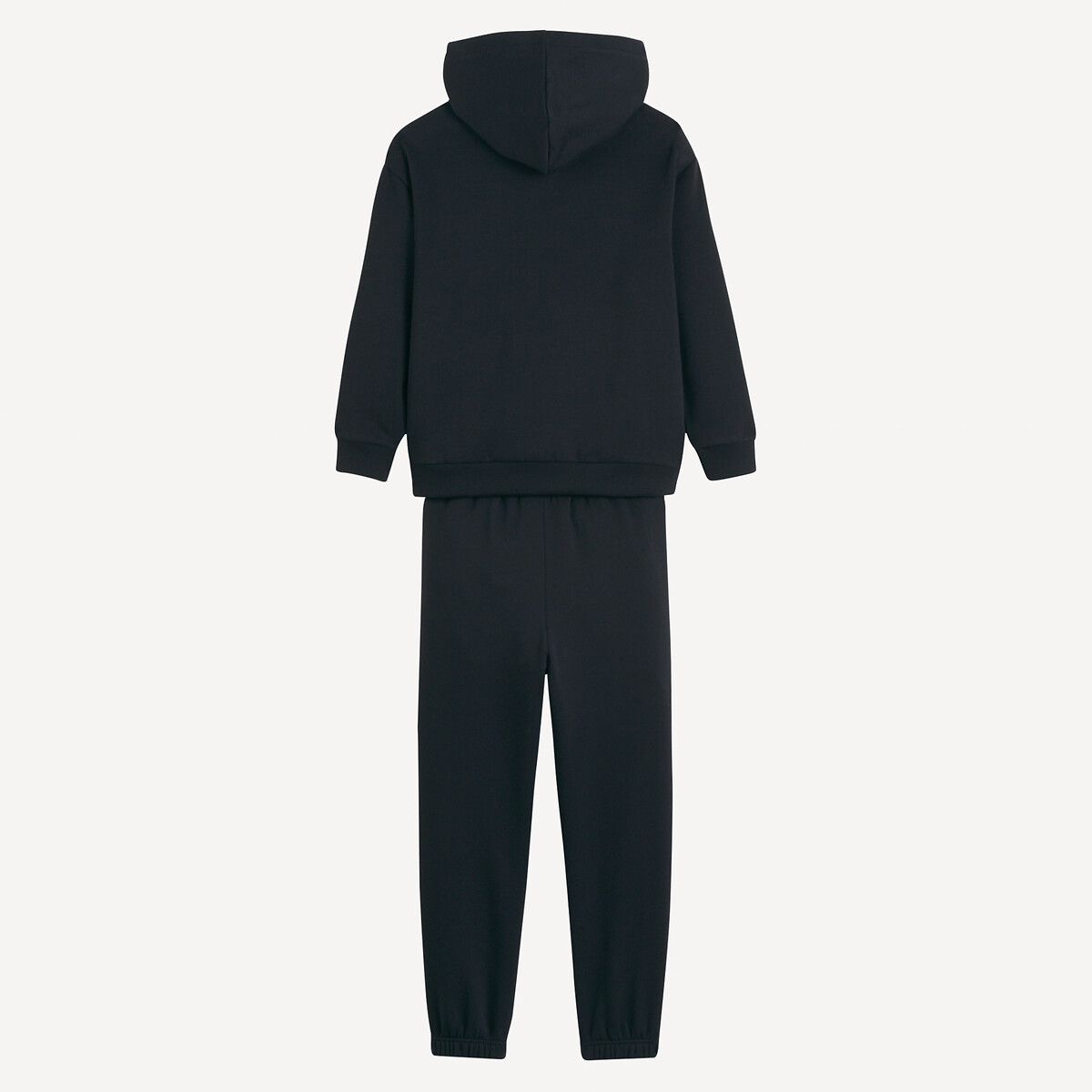 COLEÇÃO LA REDOUTE<br>Conjunto de 2 peças, moletom com capuz e calça de moletom fleece