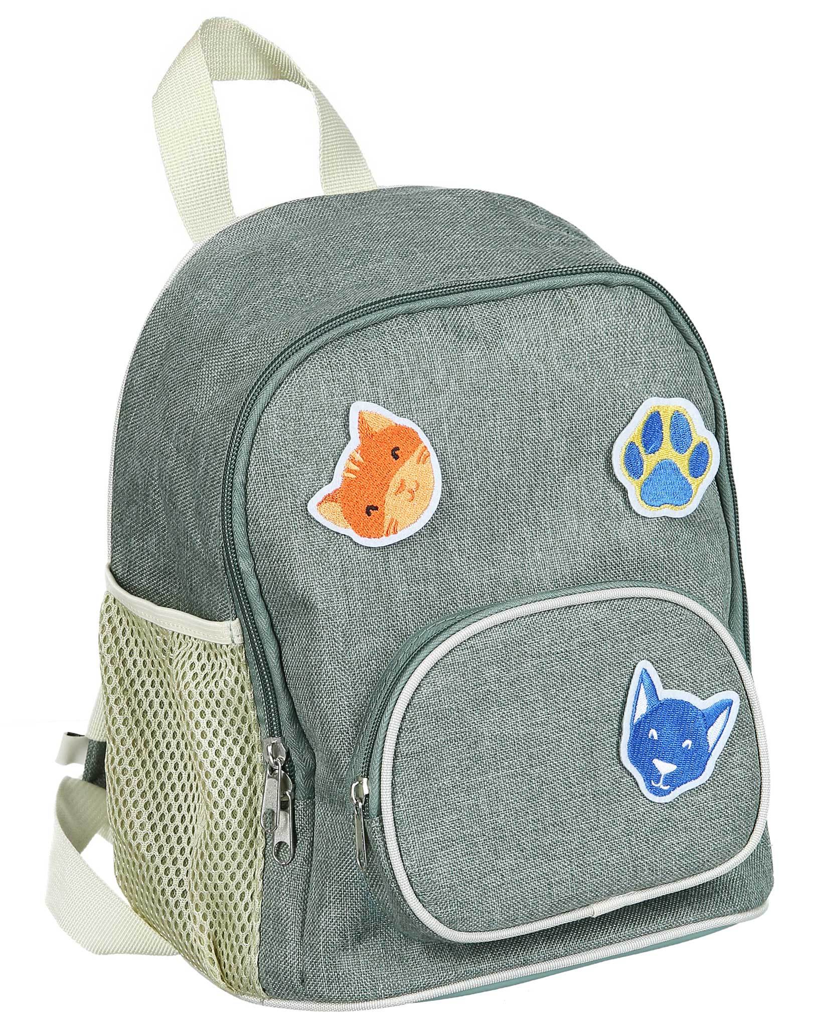 Kindergarten-Rucksack TIERRETTUNG mit 5 Bügelpatches