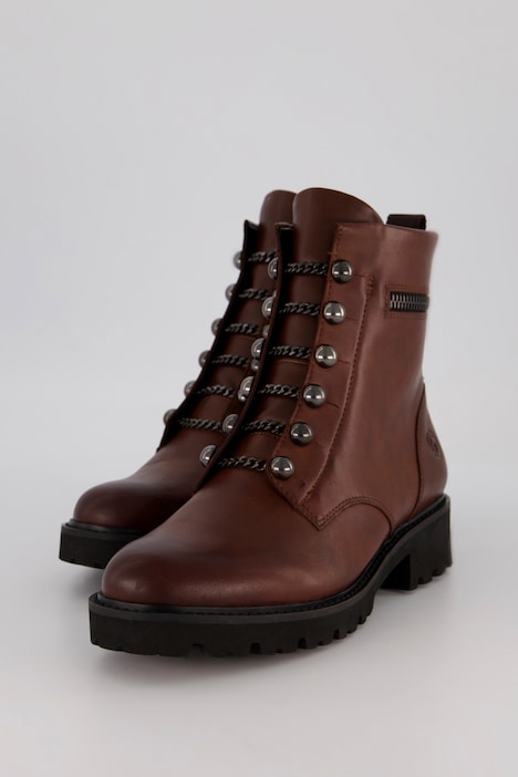 Remonte Stiefeletten, Metallic-Ketten, Zipper, Komfortweite