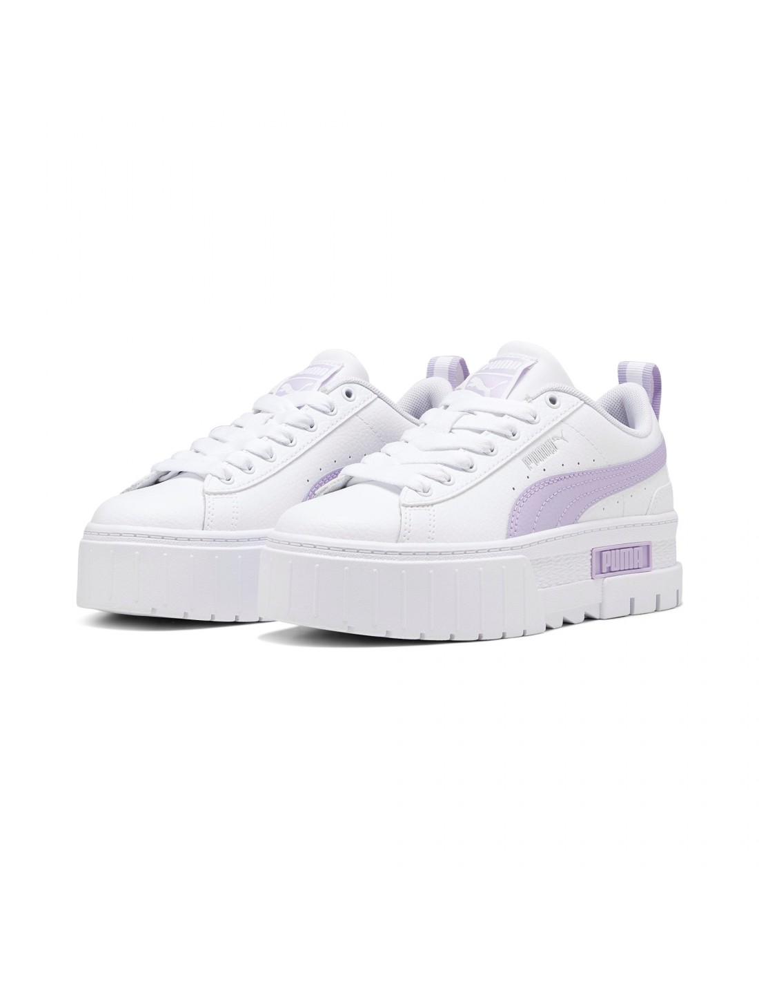 puma Sneakers femme mayze lth jr blanc lilas