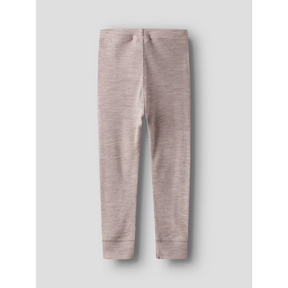 Køb Name It Shadow Gray Nmnwax Uld Rib Leggings Noos