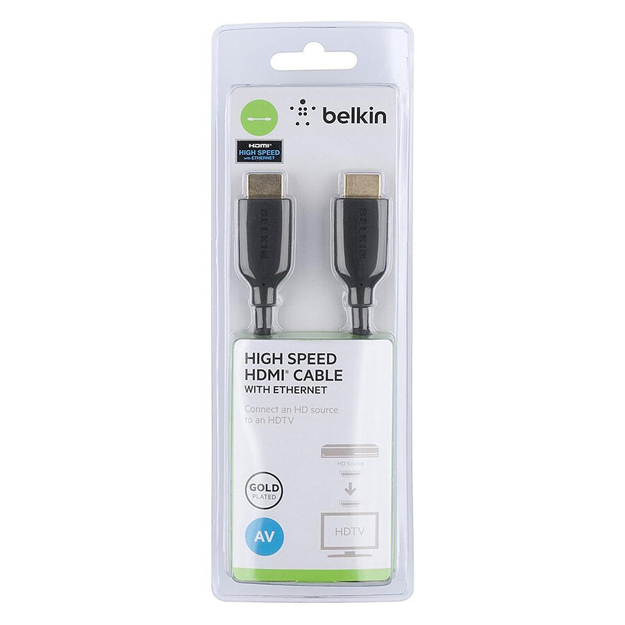 Belkin Câble HDMI 2.0 High Speed avec Ethernet - 1 m