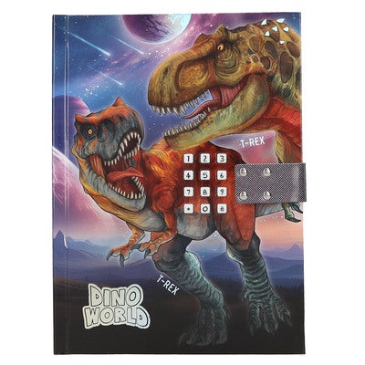 Dino World Dagbok med Kode & Musikk