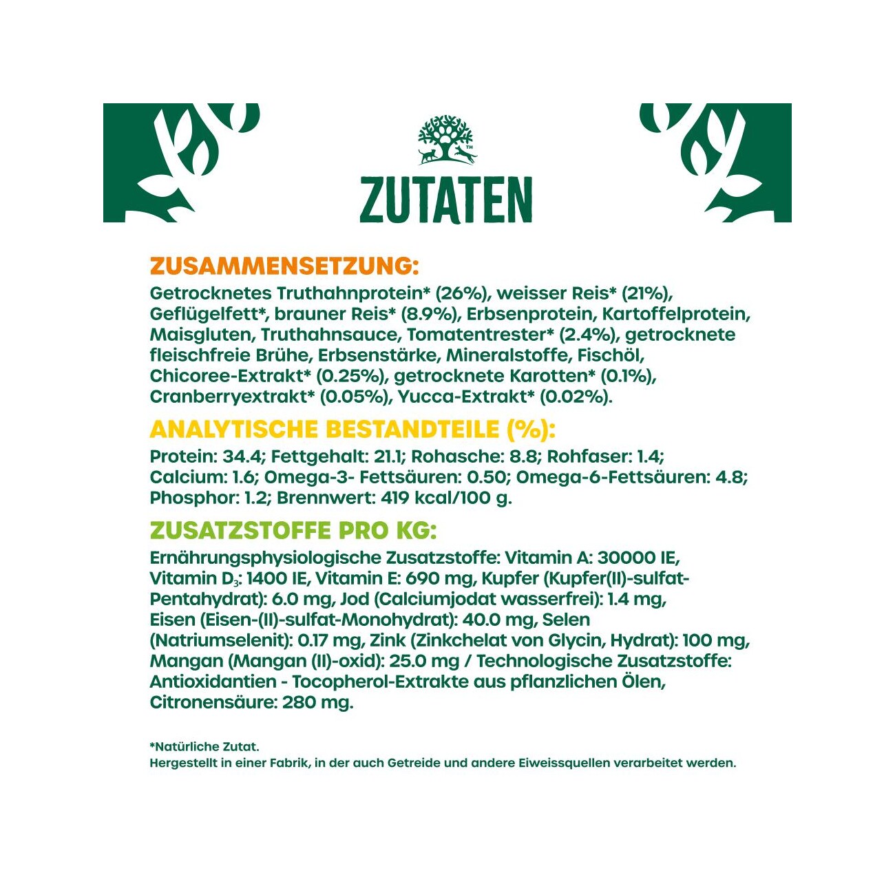 James Wellbeloved Trockenfutter Katze Kitten, Truthahn 1,5 kg