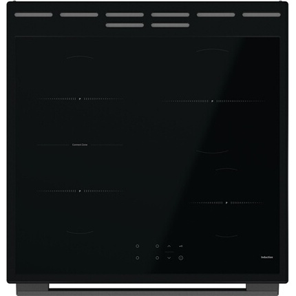 Cuisinière induction Hisense HEITS6E70BPMPG 71 L Noir