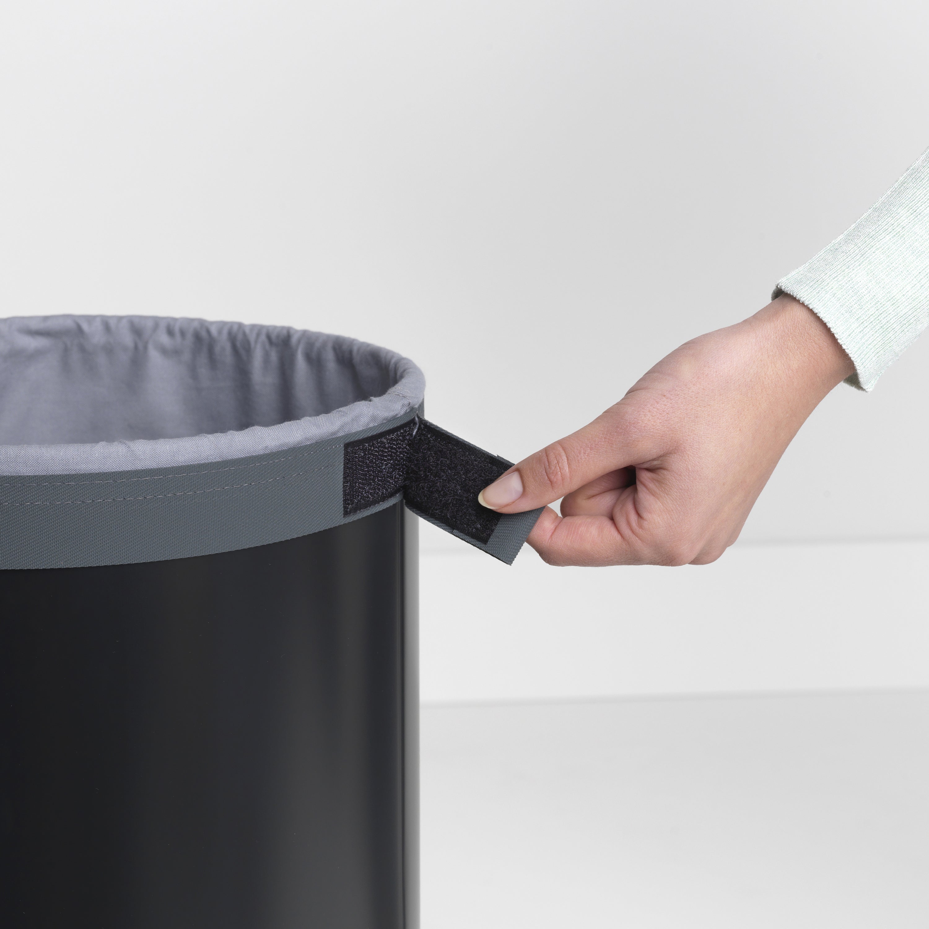 Brabantia Wasbox 35 L - Zwart / Kurk