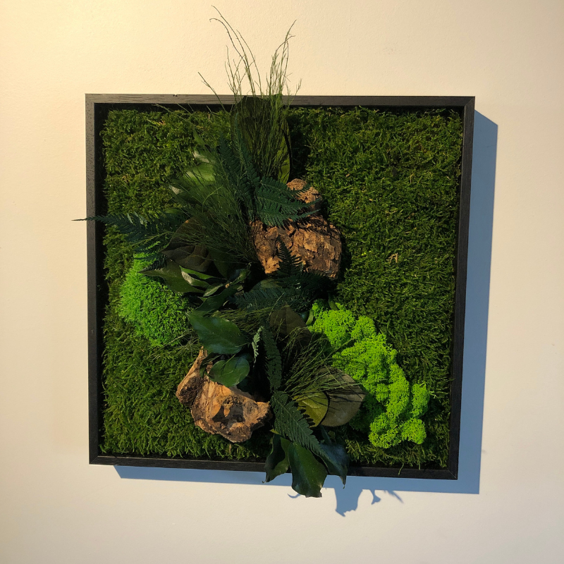 Stab canope carré - noir 35x35