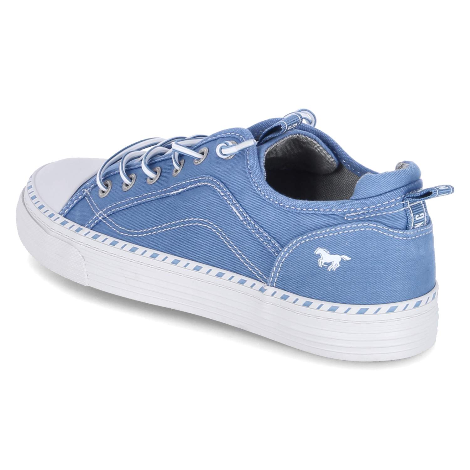Mustang Slip-On-Sneaker - hellblau