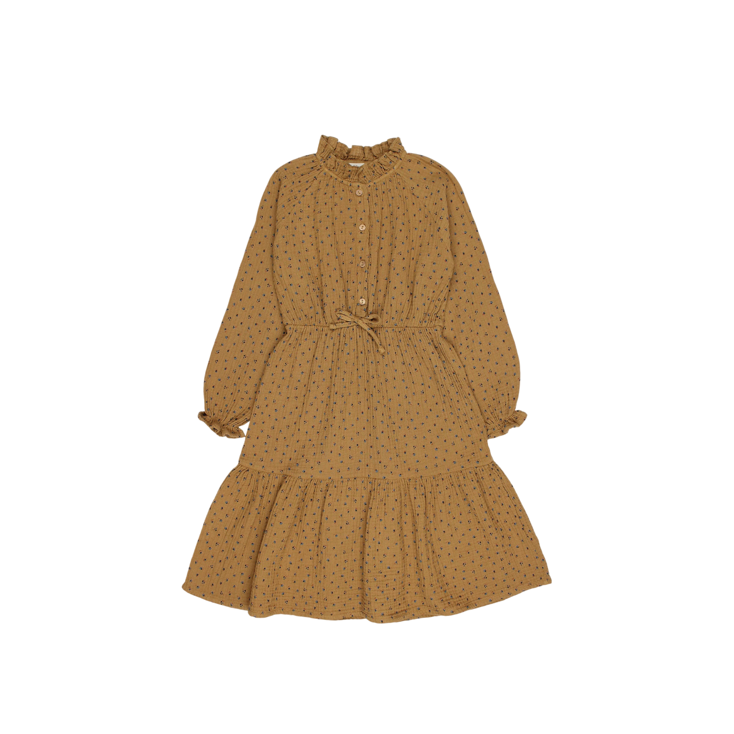 Kleid Fall Maxi Ocre