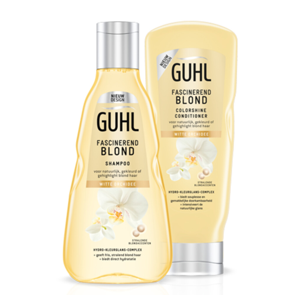 Guhl Fascinerend Blond - Shampoo 1x 250 ml & Conditioner 1x 200 ml - Pakket