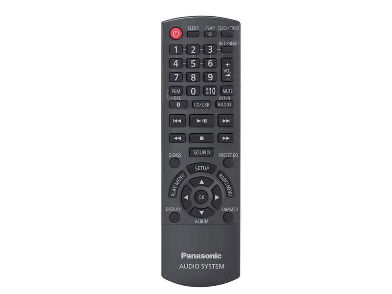 Panasonic Micro-HiFi Anlage SC-PMX802E Schwarz Premium Micro HiFi System mit DAB : Brillanter Klang mit vielen Extras