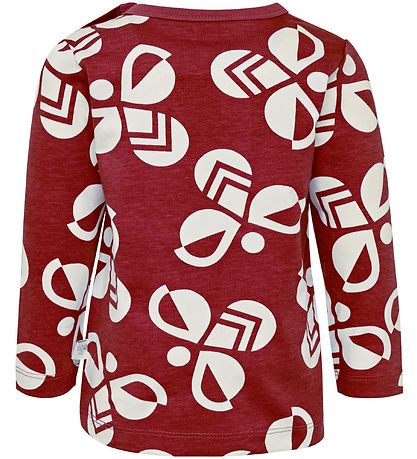 Hummel Pullover - HMLCharlie - Bordeaux m. Allover Logo