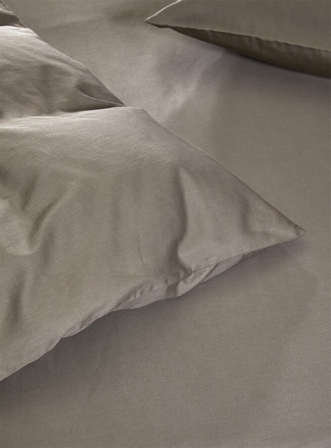 Høie Harmoni stonewashed pudebetræk beige Beige