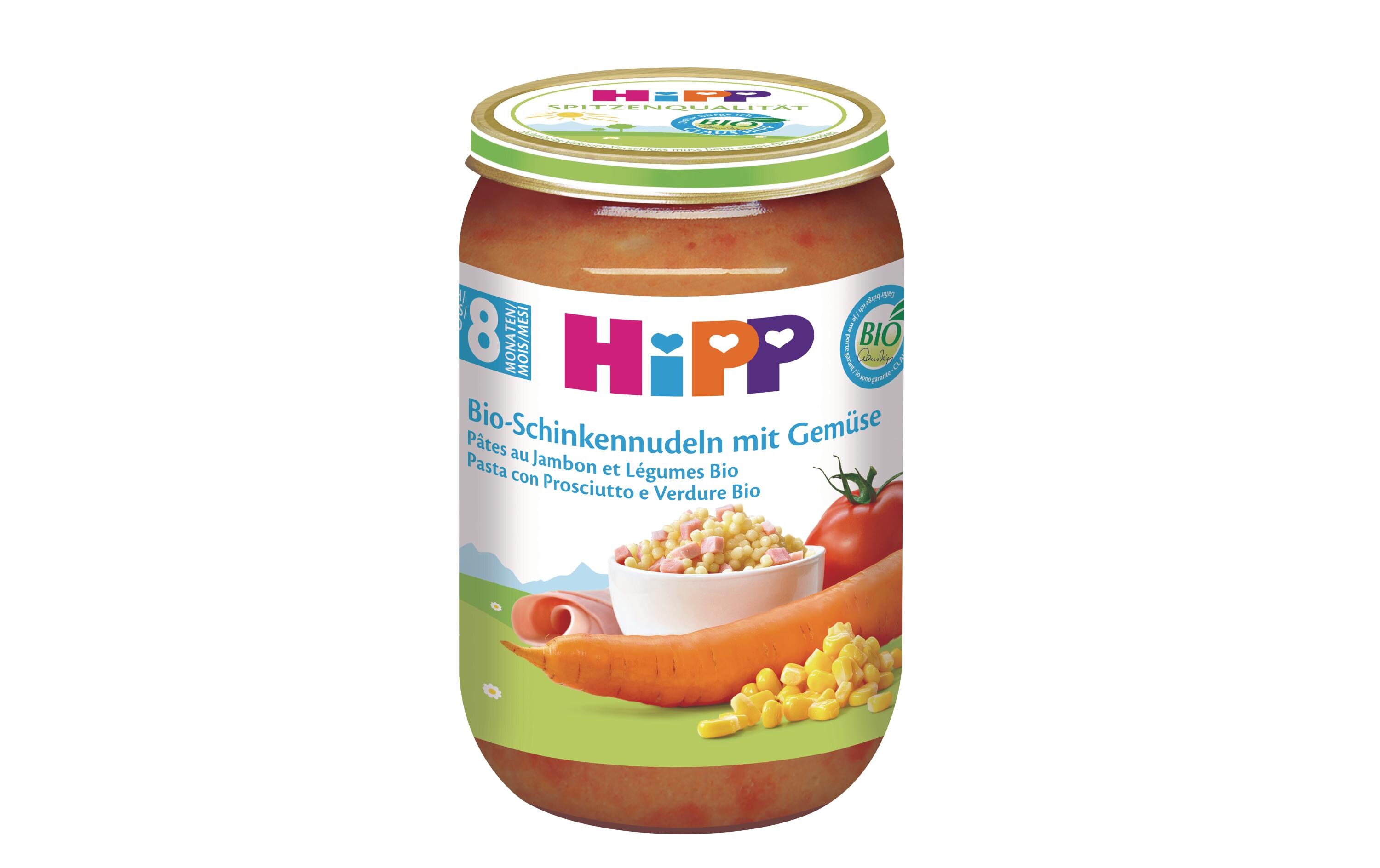 Menü Schinkennudeln mit GemüseMenü, Bio-Schinkennudeln mit Gemüse, 1 x 220g