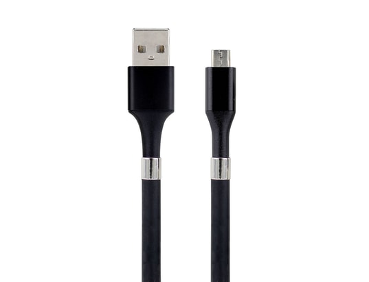 MOOOV - Kit accessoires smartphone Câble micro usb /usb-a aimanté 2 m - noir