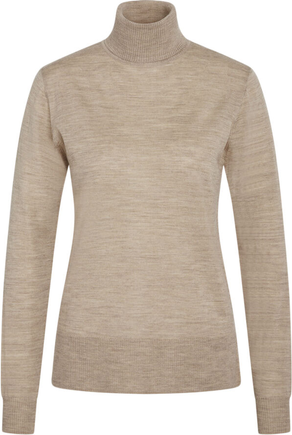 Bruuns Bazaar CharleneBBRoll Neck knit Sand melange
