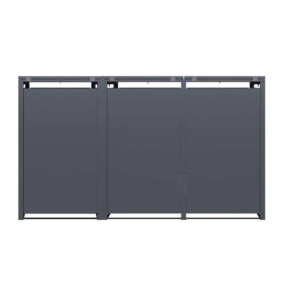 Kliko ombouw - 3 containers - Antraciet