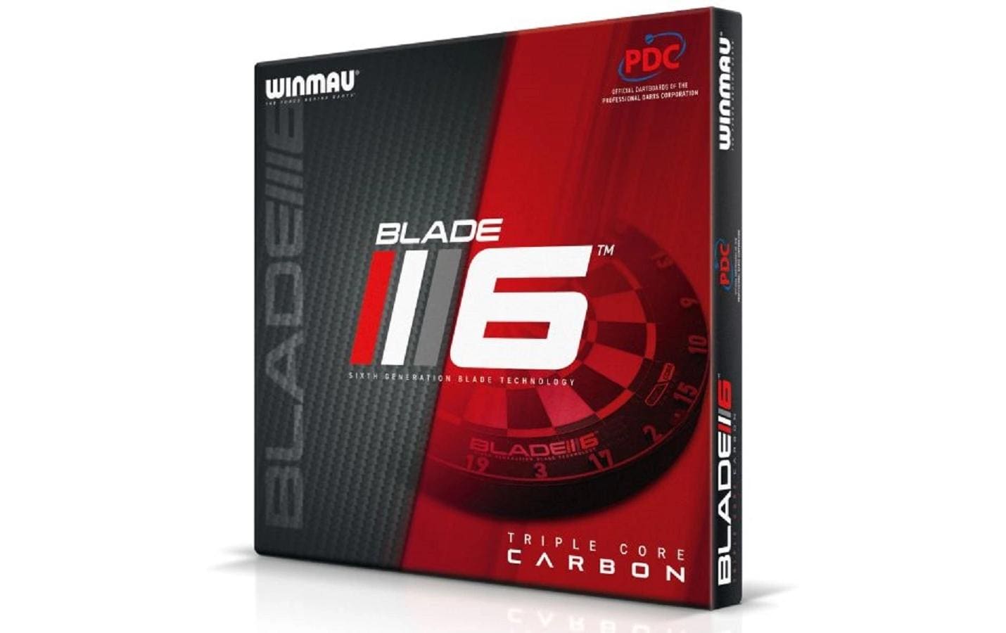 Dartboard Blade 6 Triple Core Carbon<br>Dartscheibe