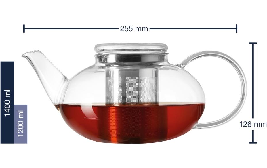 Teekanne Moon 1.2 l, TransparentFür die Zubereitung von Tee