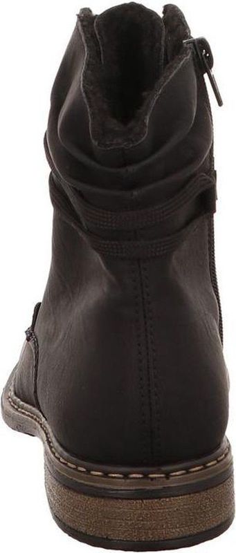 Rieker - Hoge Veterschoenen - Enkellaars - Zwart - Blokhak