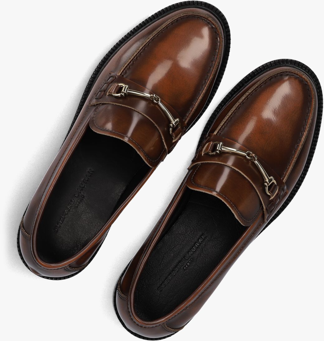 cognac stefano lauran loafers 12081