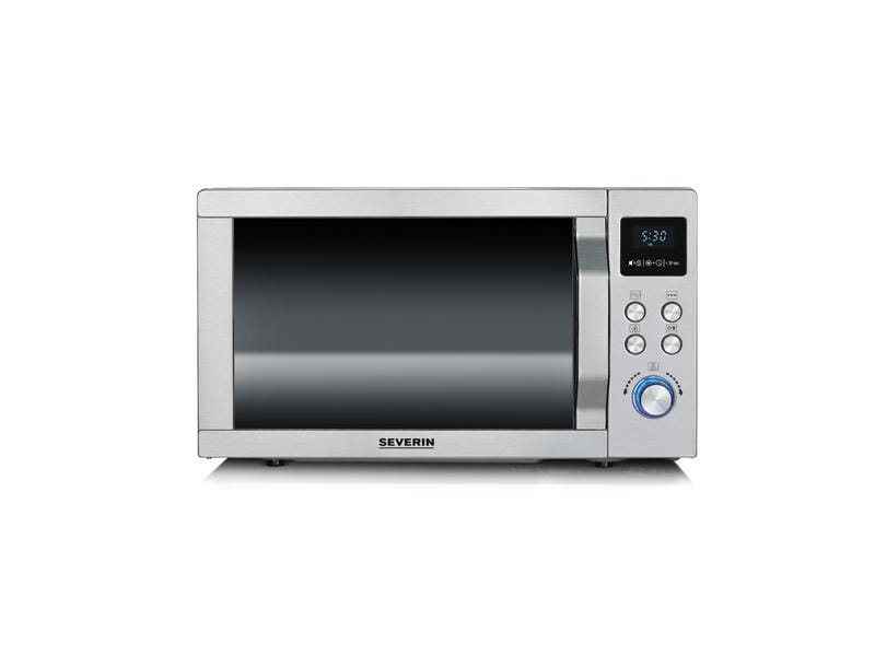 Severin Mikrowelle mit Grill MW7774 Grau Mikrowelle mit einer Leistung von 900 W
