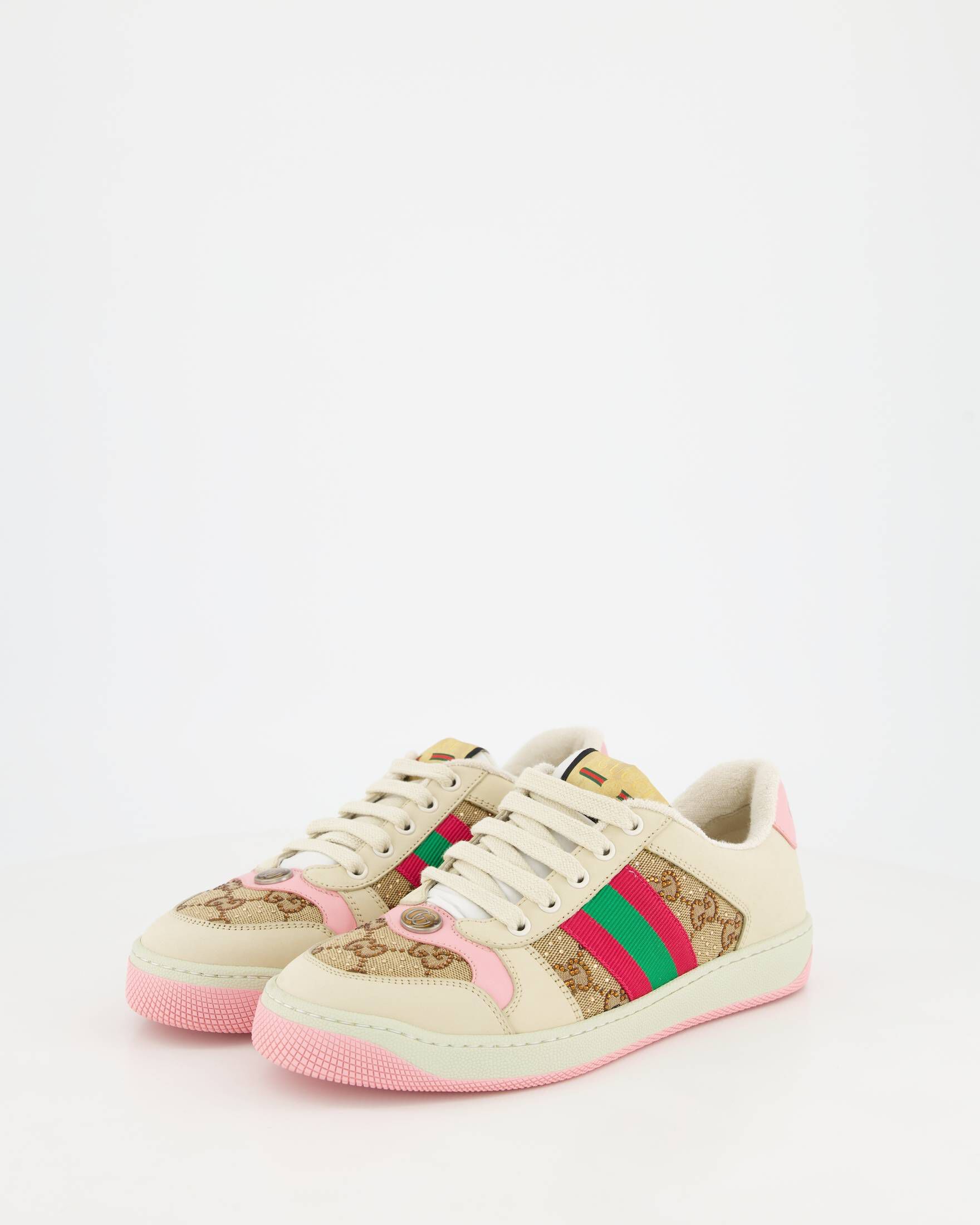 Gucci| Damen Sneaker SCREENER mit Strasssteinen