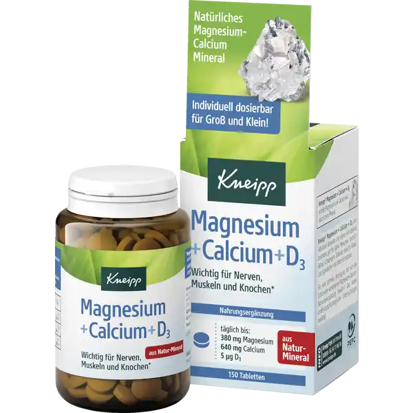 Magnesium + Calcium + D3 Tabletten