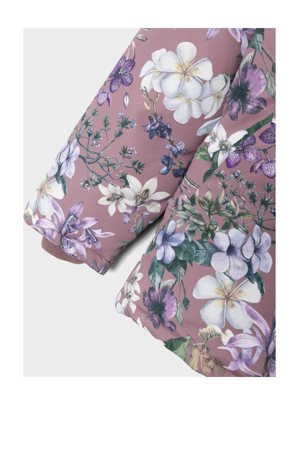 NAME IT gebloemdetussenjas NKFMAXI lila/multicolor