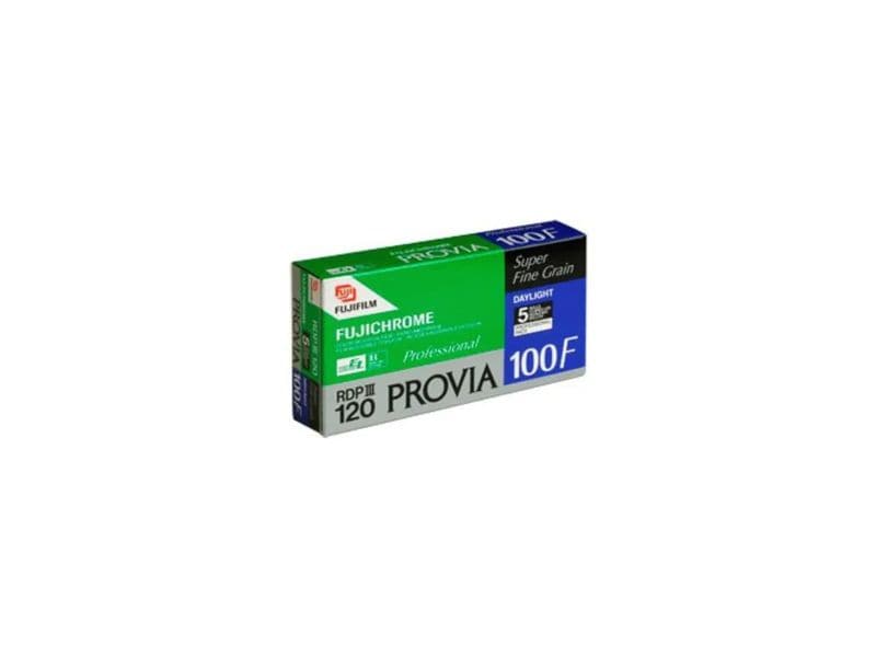 Fujifilm Analogfilm PROVIA 100F 120 5-Pack Mittelempfindlicher Tageslicht-Umkehrfilm