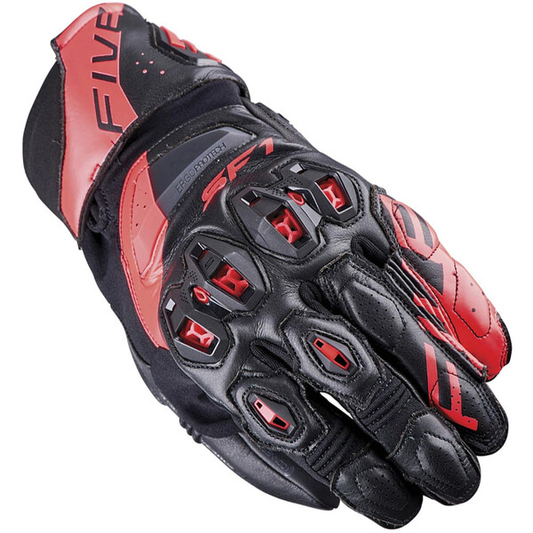 Five - Gants SF1 Evo Noir / Rouge fluo