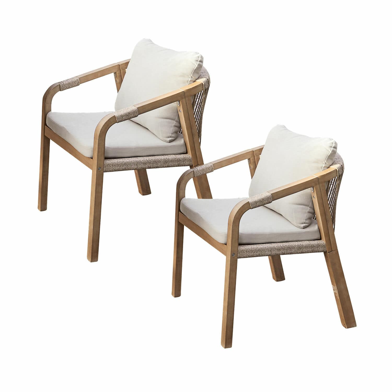 Stuhl 2er Set FSC®-100% Kennedy braun
