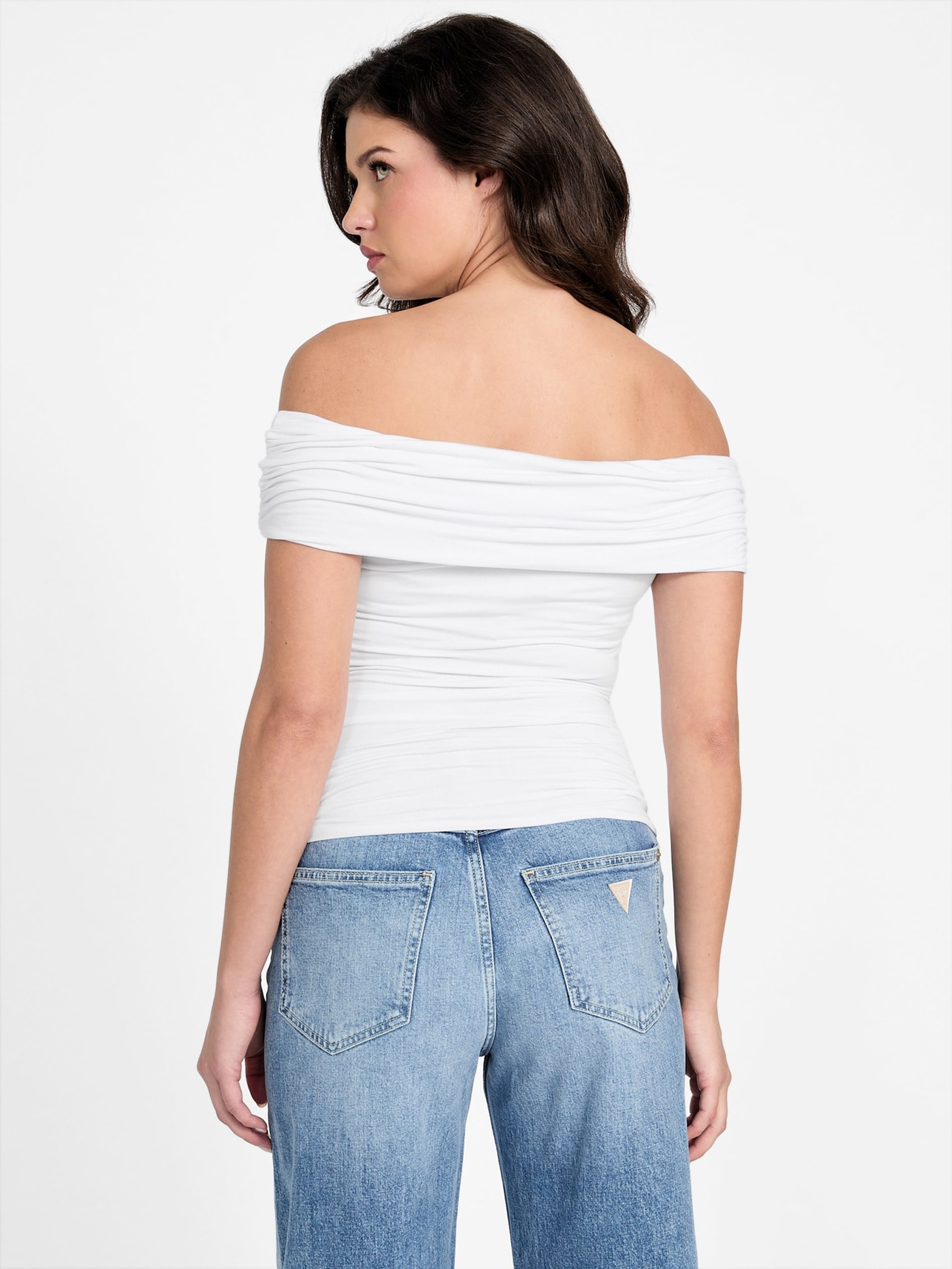 Blusa Eco Charlotte com ombros à mostra