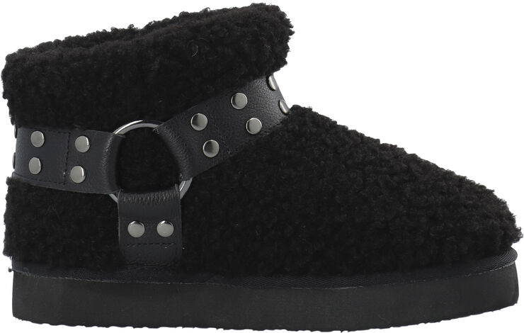 Bianco Varm Flatform Ankle Boot #SU Black