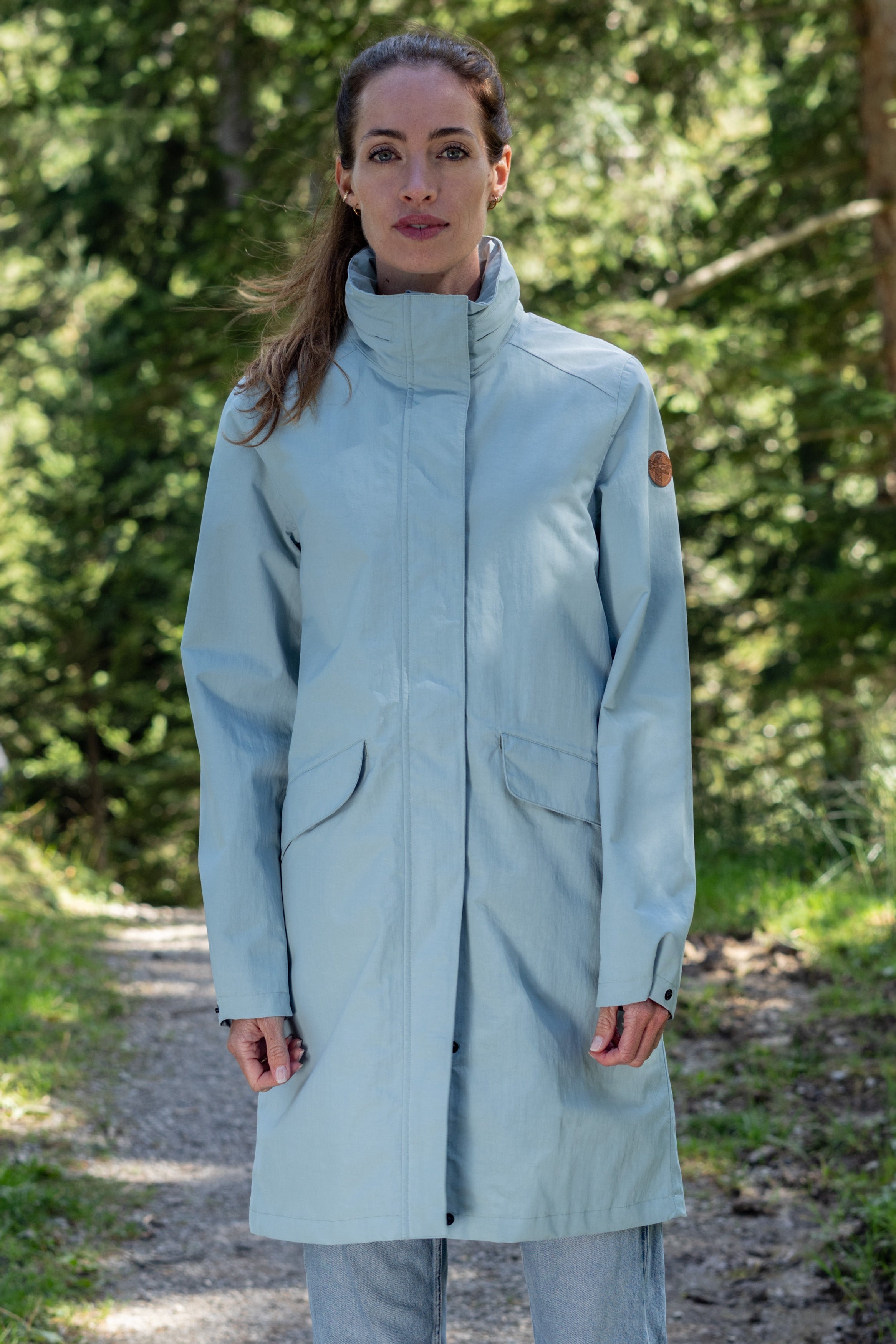 Frauen Regenmantel Isla tourmaline