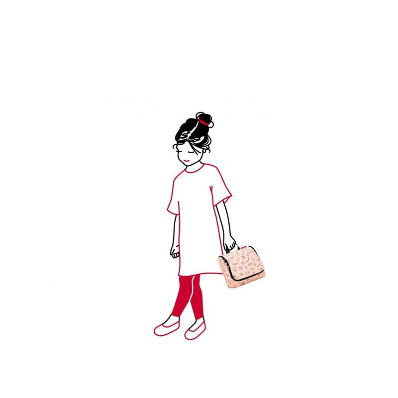 Trousse de toilette Toiletbag kids 23 cm Cats and dogs rose