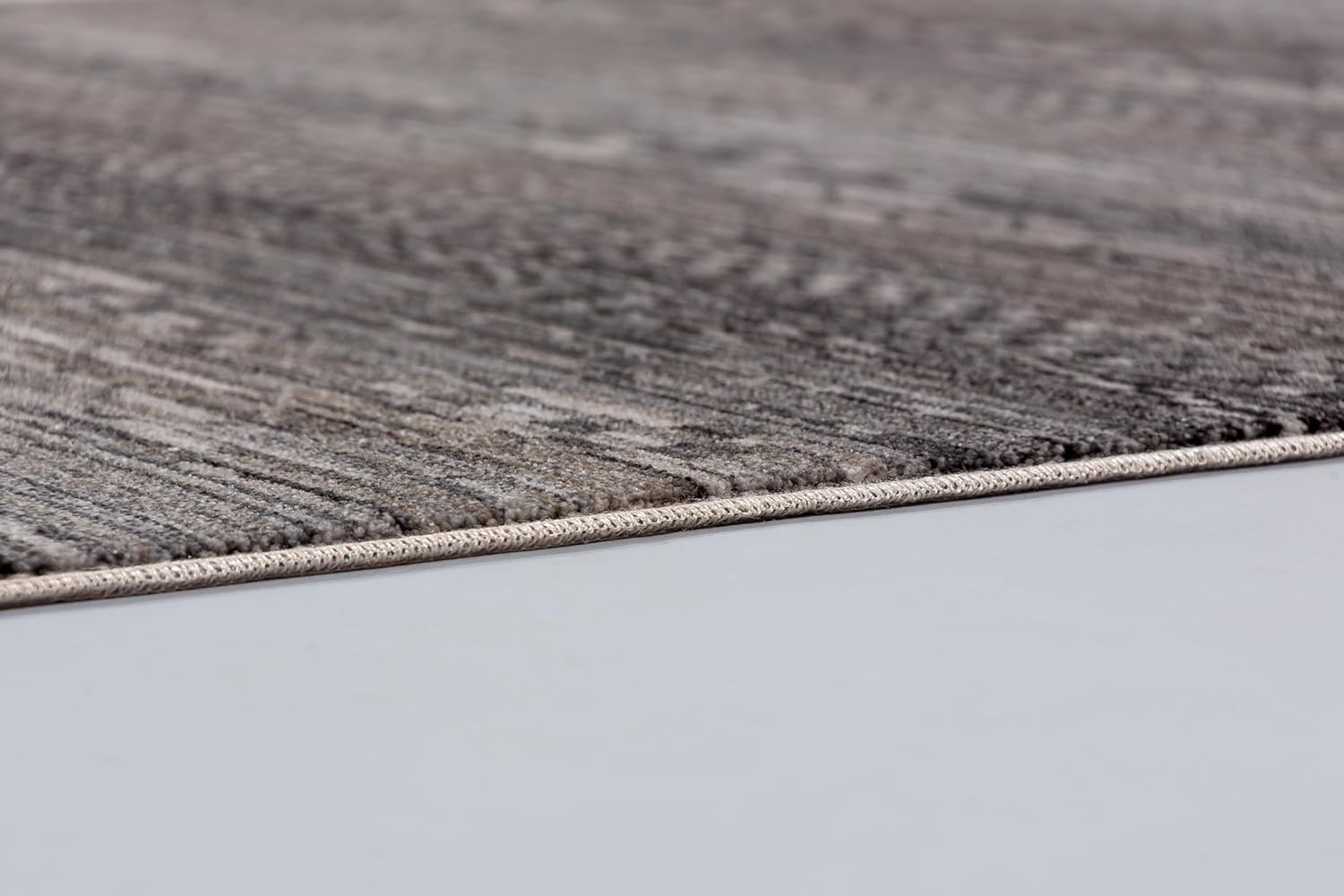Schöner Wohnen Kollektion Teppich Wohnzimmer Schlafzimmer Esszimmer - Mystik - Kurzflorteppich pflegeleicht - Design Teppiche modern - dunkelgrau 70 x 140 cm