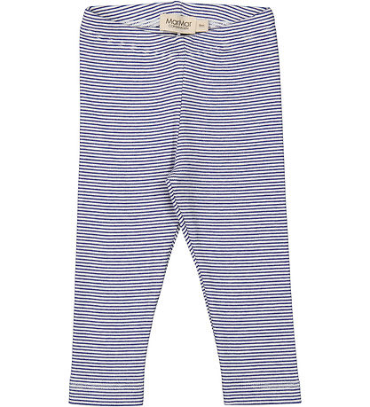 MarMar Leggings - Rib - Modal - Blue Stripe
