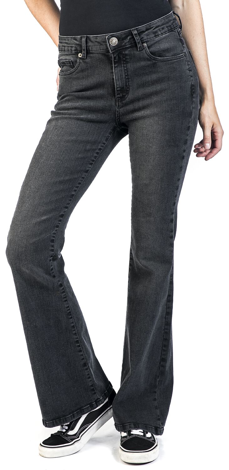 Pantalon Taille Haute Évasé Denim | Urban Classics Jean