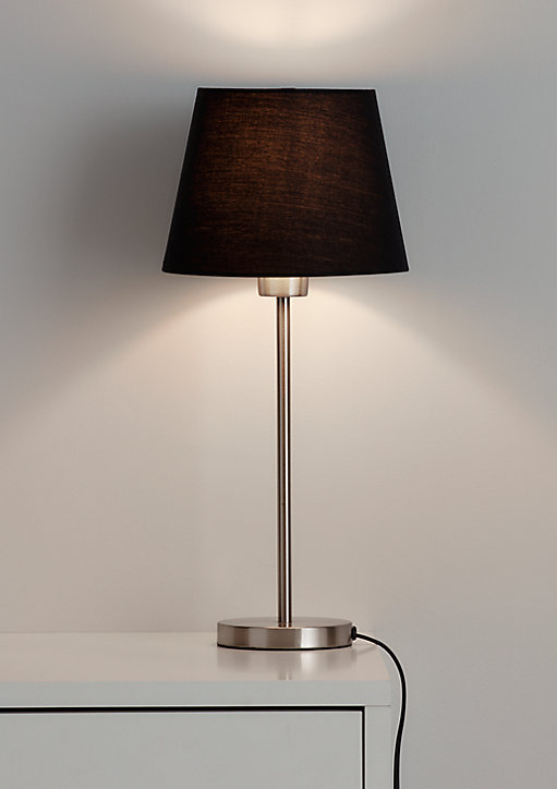 Abat-jour Lokombi Ø20cm GoodHome Noir