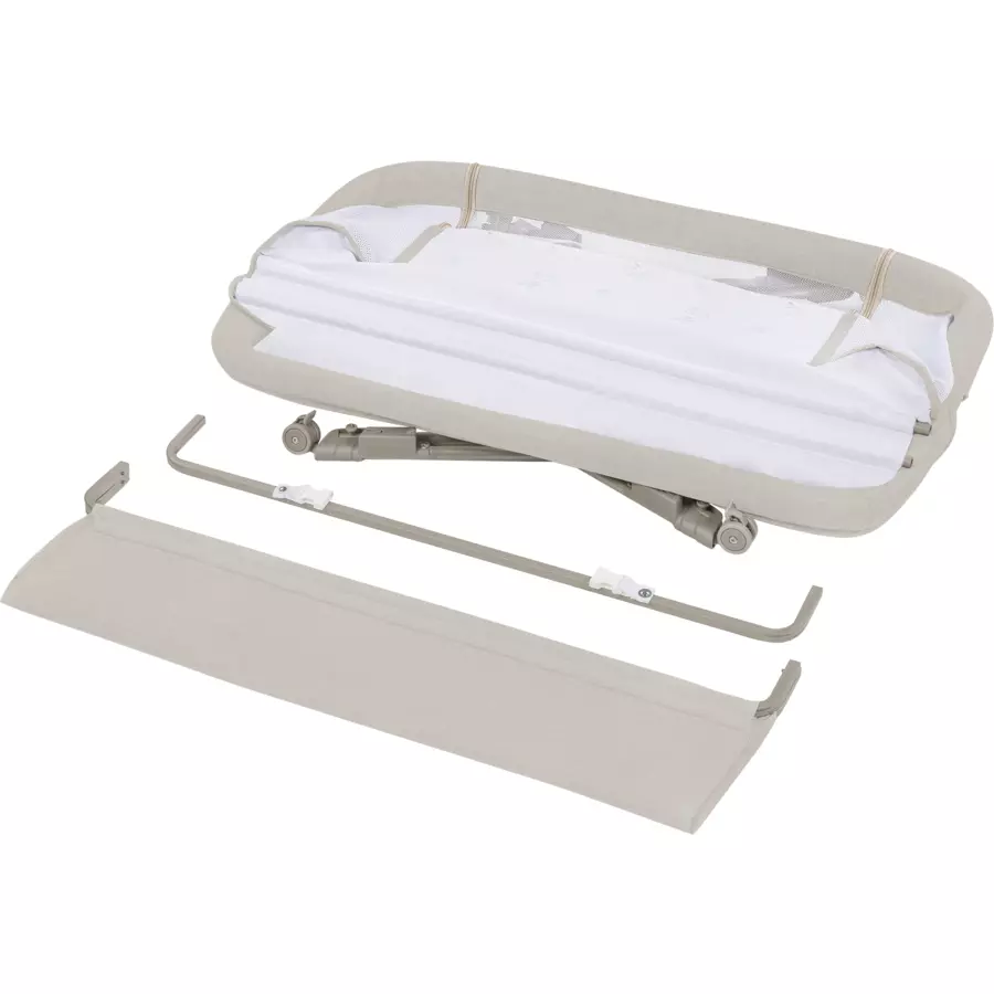 lionelo Beistellbett Luna Beige Sand