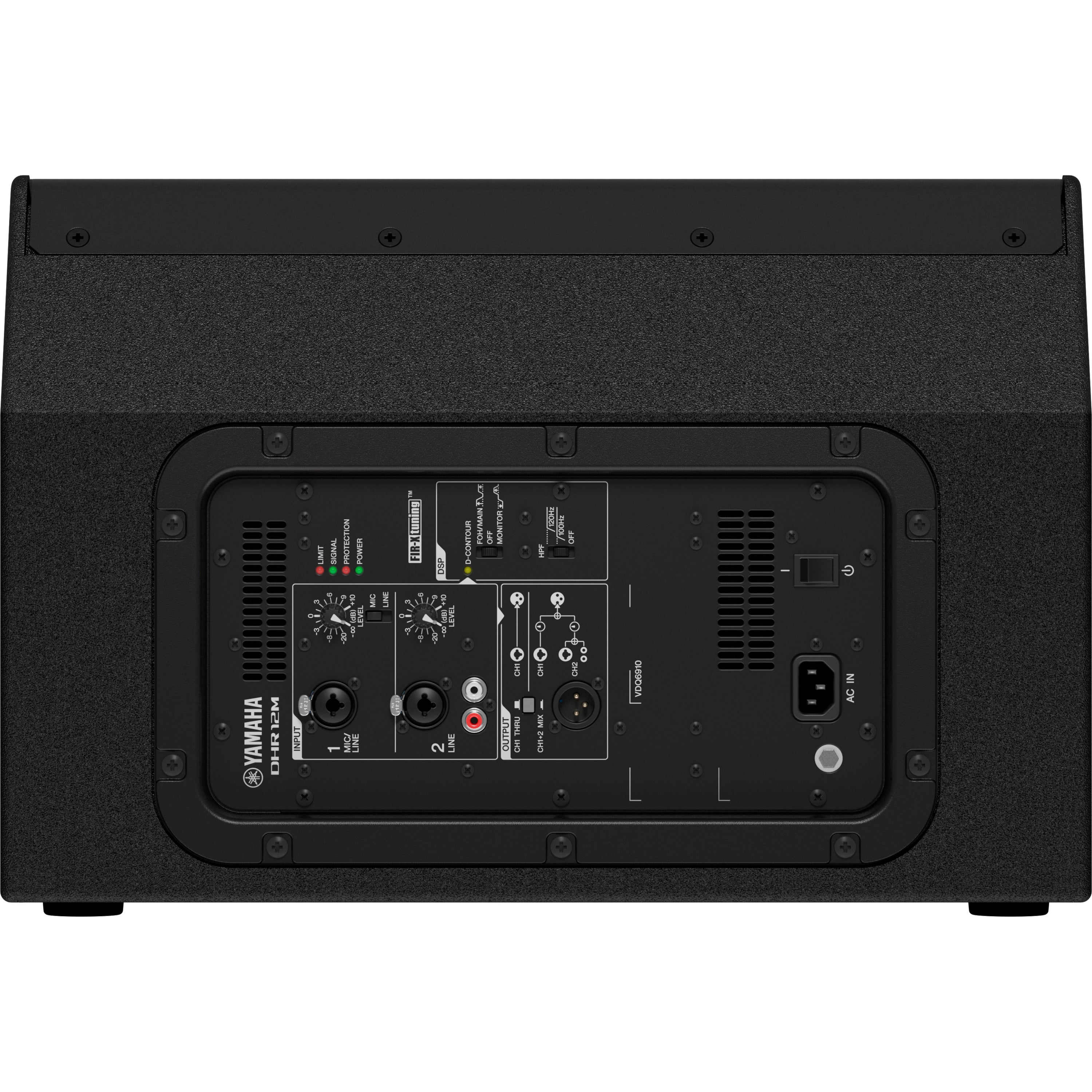 Yamaha DHR12M 1000 watt actieve fullrange vloermonitor