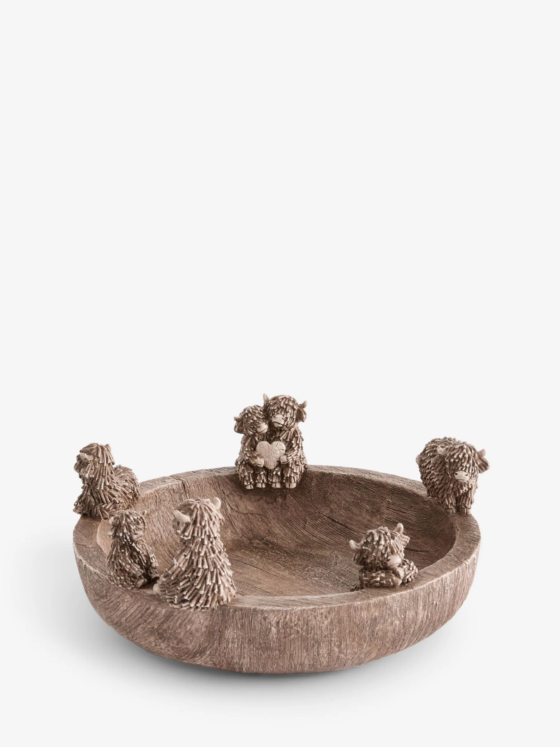 Hamish The Highland Cow decoratieve schaal