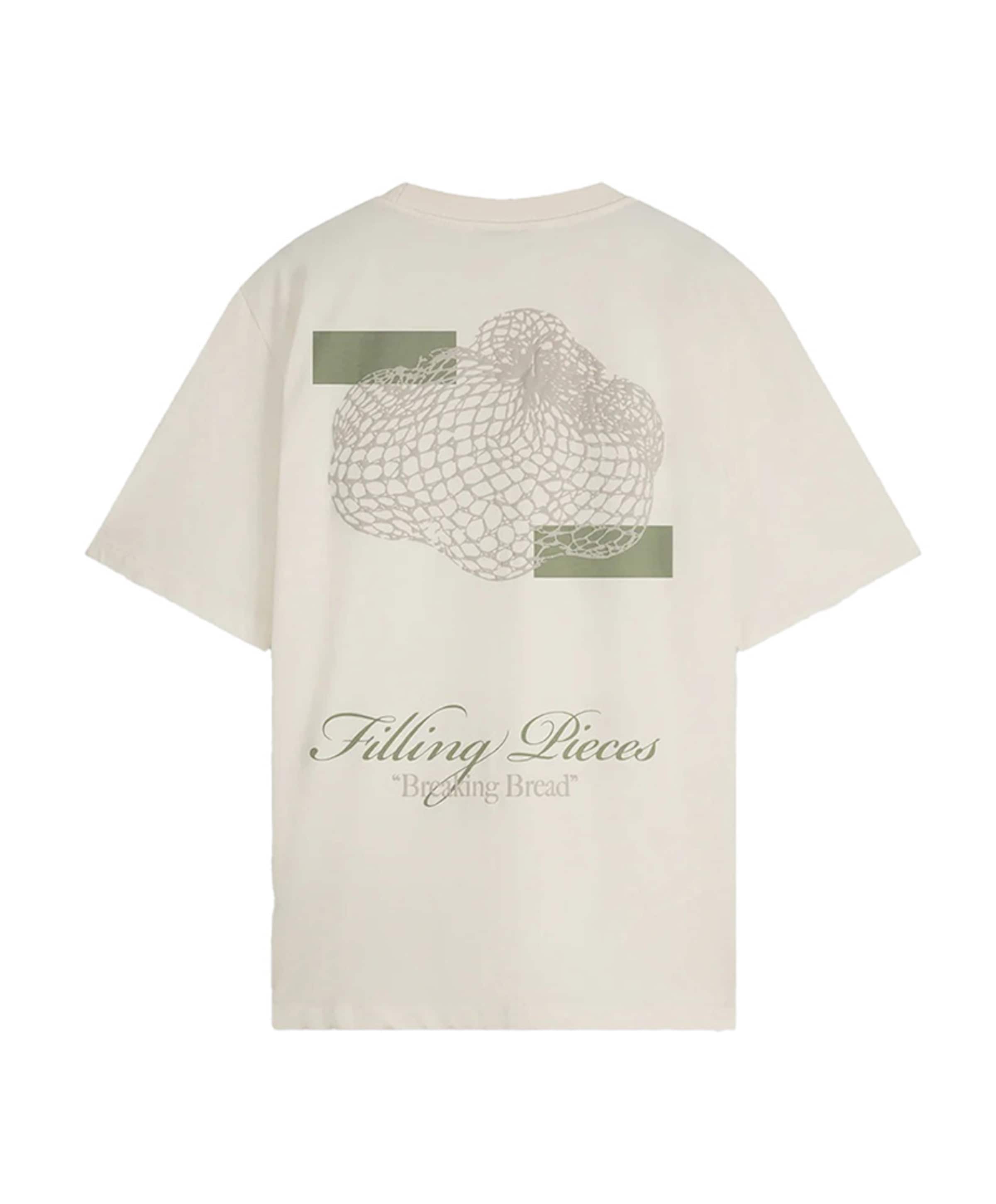 Filling Pieces Heren T-shirt ecru