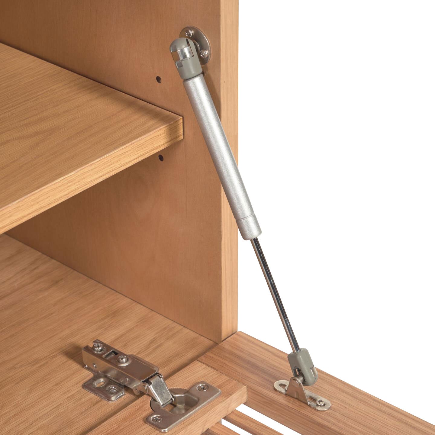 Kave Home Lowboard BEYLA 180 x 49,5 cm Eiche braun