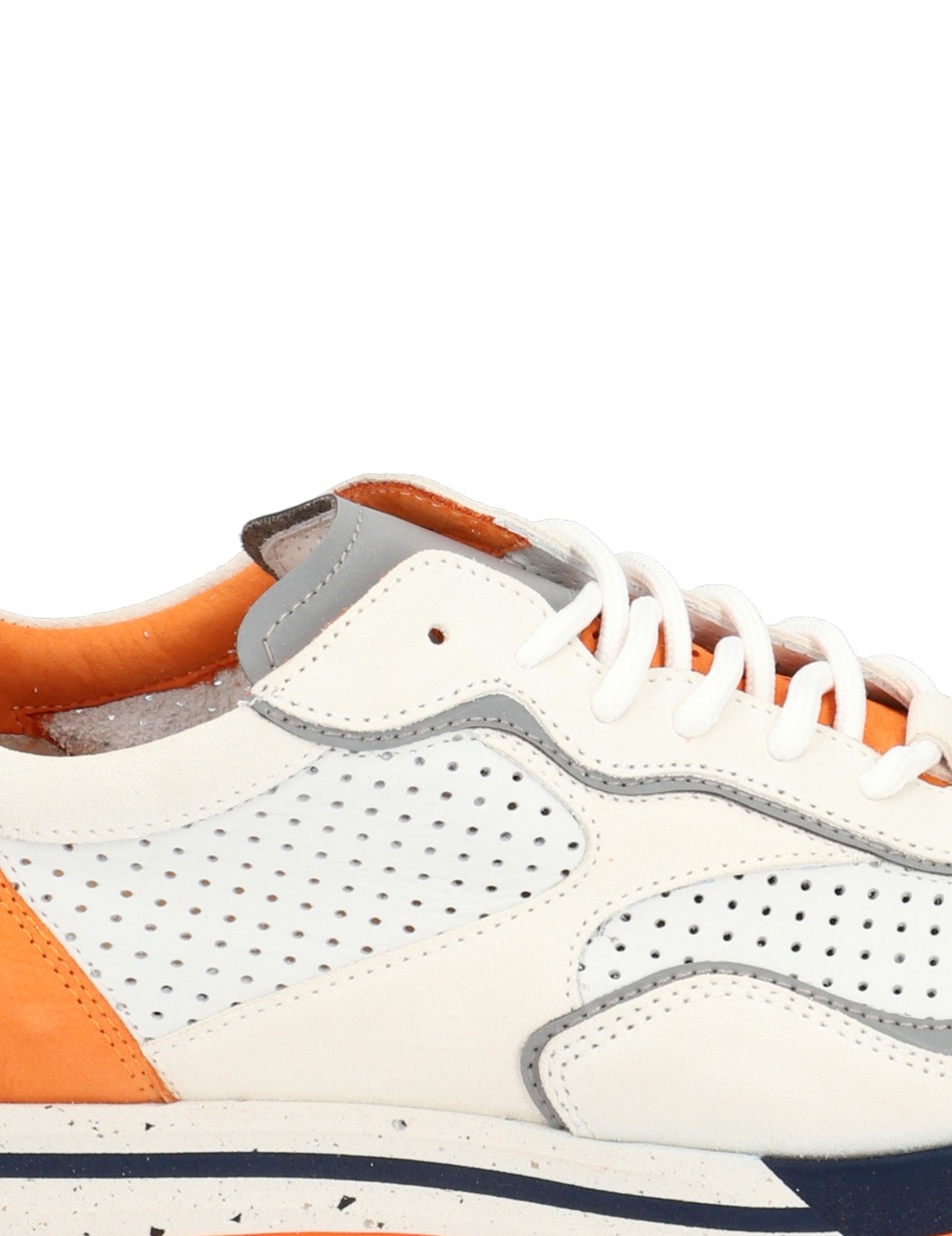 Lederkombi Sneaker