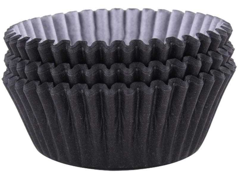 PME Cupcake Backform Schwarz, 60 Stück Cupcake und Muffin-Backform