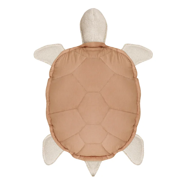 Lorena Canals - Sea Turtle Kissen, 30 x 45 cm, chestnut / natur